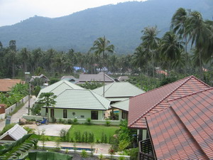 Baan Si complex from above